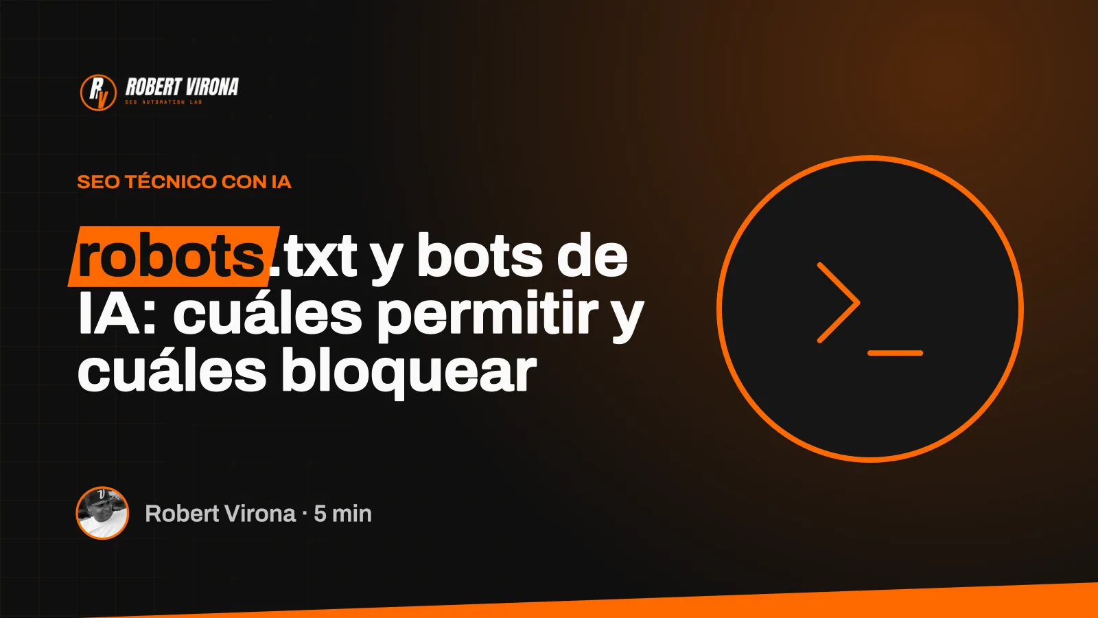 Archivo robots.txt con tres grupos de reglas, uno por cada tipo de bot de IA
